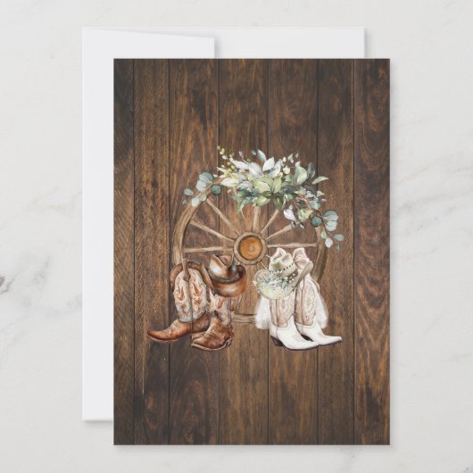 eucalyptus niets Fancy gewoon liefde Casual bruilo Kaart (Achterkant)