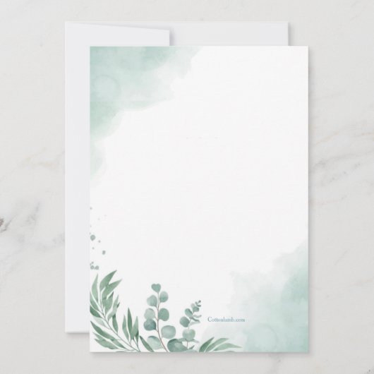 Eucalyptus Nieuw sparen de Aankondiging van de Dat (Achterkant)