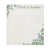 Eucalyptus Notitieblok (Voorkant)