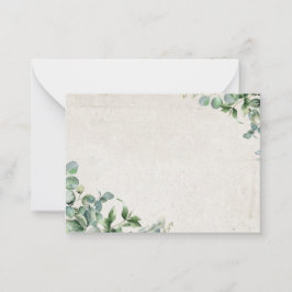 eucalyptus notitiekaartje