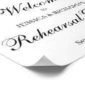 Eucalyptus Oefen diner welkomstbord bord Poster (Hoek)