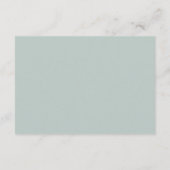 Eucalyptus | Ontvangst van watermerk-weddenschappe Informatiekaartje (Achterkant)