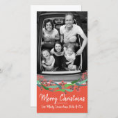 Eucalyptus Ontwerp Foto Feestdagenkaart (Voorkant / Achterkant)