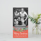 Eucalyptus Ontwerp Foto Feestdagenkaart (Staand voorkant)