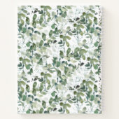 Eucalyptus onze opsommingspaar van emmers notitieboek (Achterkant)