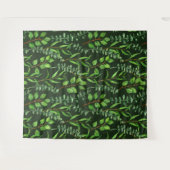 Eucalyptus op donkergroen wandkleed (Voorkant (horizontaal))