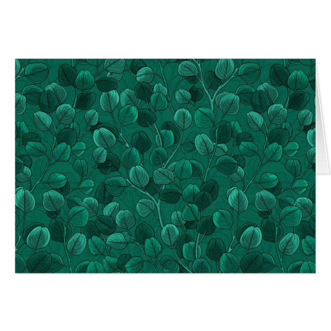 Eucalyptus op groen (Voorkant Horizontaal)