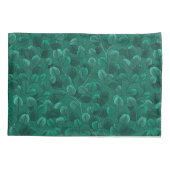 Eucalyptus op groen kussensloop (Achterkant)