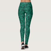 Eucalyptus op groen leggings (Achterkant)
