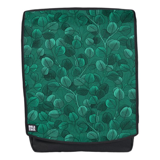 Eucalyptus op groen rugtassen (Voorkant)