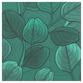 Eucalyptus op groen stof (Close Up)
