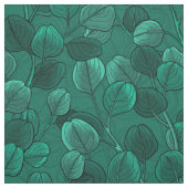 Eucalyptus op groen stof (Swatch)