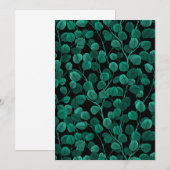 Eucalyptus op zwart (Voorkant / Achterkant)