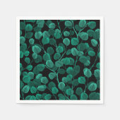 Eucalyptus op zwart servet (Voorkant)