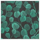 Eucalyptus op zwart stof (Close Up)