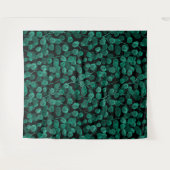 Eucalyptus op zwart wandkleed (Voorkant (horizontaal))