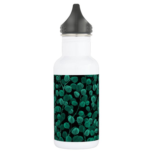 Eucalyptus op zwart waterfles (Links)