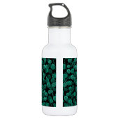 Eucalyptus op zwart waterfles (Achterkant)