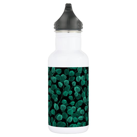 Eucalyptus op zwart waterfles  (Rechts)