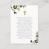 Eucalyptus Orthodoxe begrafenisgebed Kaart Plaatskaartje (Achterkant)