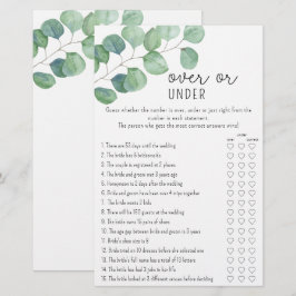 Eucalyptus - Over of onder bruidsdouche spel