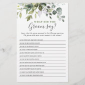 Eucalyptus over of onder Vrijgezellenfeest (Achterkant)