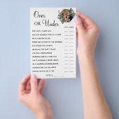 Eucalyptus Over of onder Vrijgezellenfeest spelkaa Flyer (Hand)