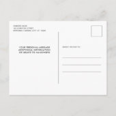 Eucalyptus Paars-Greenery viering leven Uitnodiging Briefkaart (Achterkant)