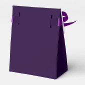 Eucalyptus Paarse Plum Botanische Initialen Huweli Bedankdoosjes (Achterkant)