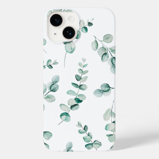 Eucalyptus Patroon iPhone Hoesje (Achterkant)