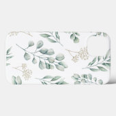 Eucalyptus Patroon iphone hoesje  (Achterkant (horizontaal))