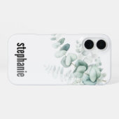 Eucalyptus Patroon iPhone Hoesje iPhone 16 Hoesje (Achterkant horizontaal)