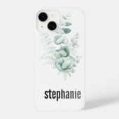  Eucalyptus Pattern i phone Case iPhone Hoesje (Achterkant)