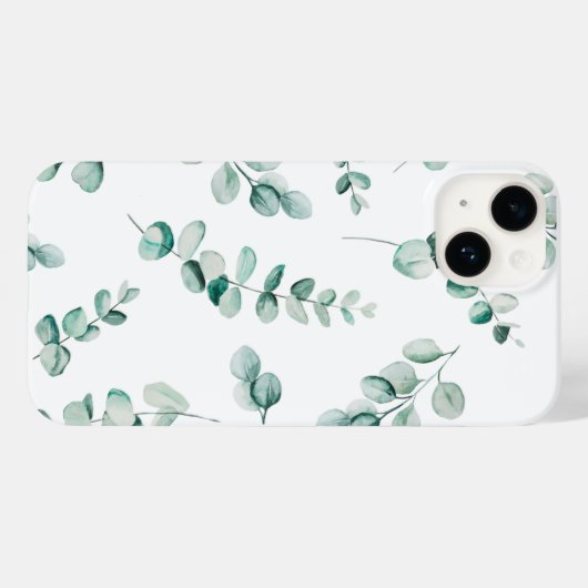 Eucalyptus Pattern iphone Case (Achterkant (horizontaal))