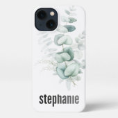 Eucalyptus Pattern iphone Case iPhone Hoesje (Achterkant)