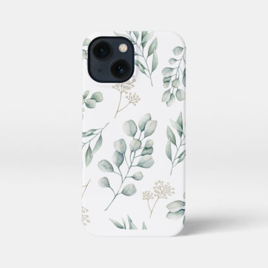 Eucalyptus Pattern iphone cover iPhone Hoesje (Achterkant)