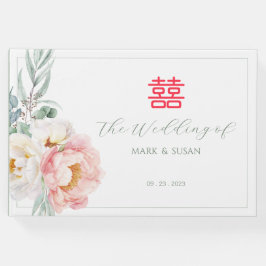 Eucalyptus Peonies Chinese Weddenschap Boek