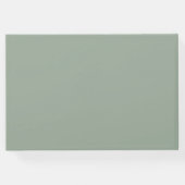 Eucalyptus Peonies Chinese Weddenschap Boek (Achterkant)