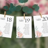 Eucalyptus Peonies Wedding Seating Chart Kaart