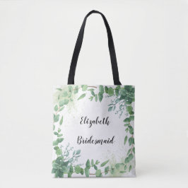 Eucalyptus Persoonlijke Bridesmaïde Canvas tas