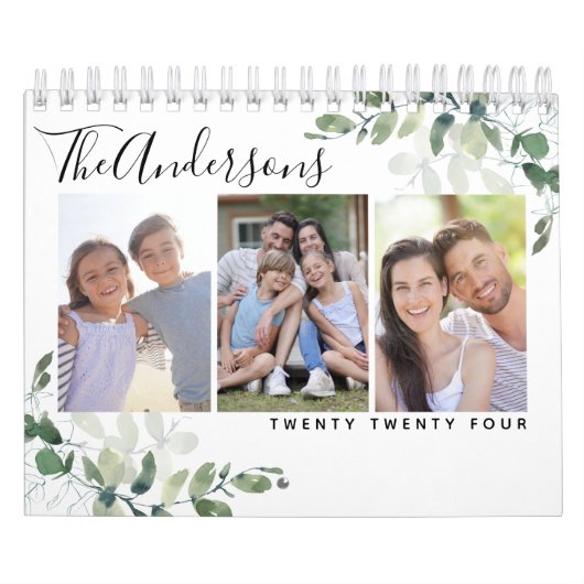 Eucalyptus Photo Collage Kalender (Hoes)
