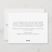 Eucalyptus Photo Gold Foil Merry kerst Feestdagenkaart (Achterkant)