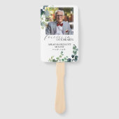 Eucalyptus Photo Memorial Handwaaier (Voorkant)