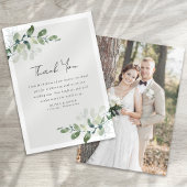 Eucalyptus Photo Weddenschap Bedankkaart