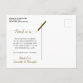 Eucalyptus & Pine Taupe Bruine Save the Date-agend Aankondigingskaart (Achterkant)