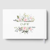 Eucalyptus Pink Blush Rozen FOTO Weddenschap Gastenboek (Achterkant)