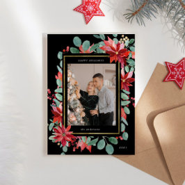 Eucalyptus Poisenttia Bloemen Foto Vakantie Kaart