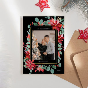 Eucalyptus Poisenttia Bloemen Foto Vakantie Kaart