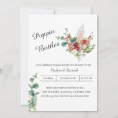 Eucalyptus Poppin Baby shower Notitiekaartje (Voorkant)