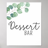 Eucalyptus - Poster voor dessertbar (Voorkant)